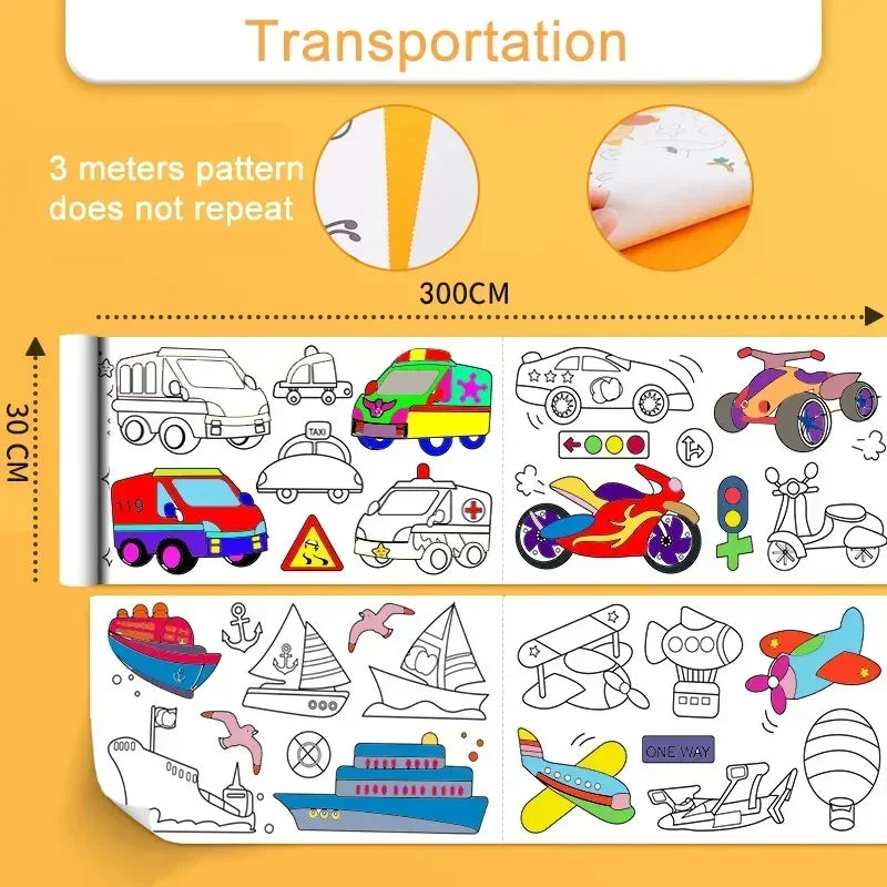 Children's Drawing & Painting Roll