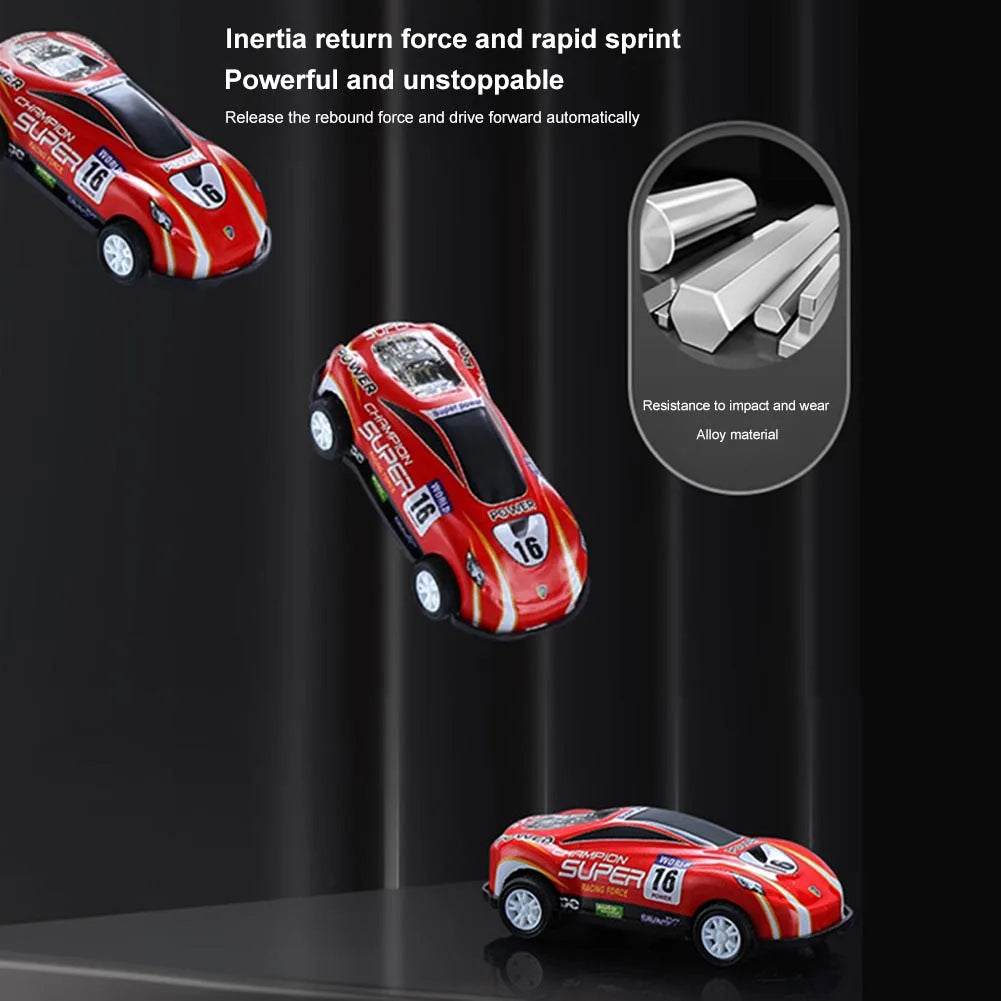 Diecast Mini Alloy Car Model Set with Storage Box