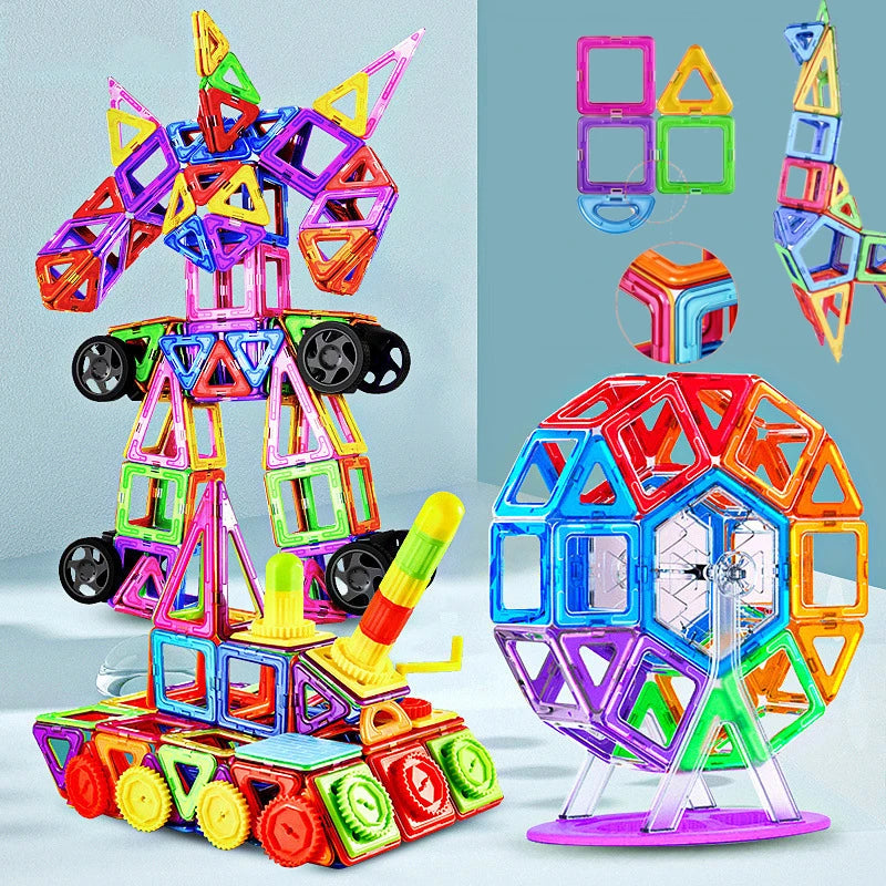 Children's Magnetic Building Blocks