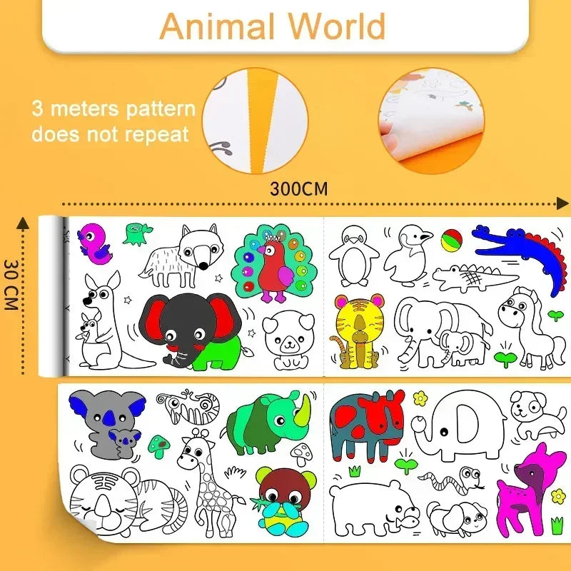 Children's Drawing & Painting Roll