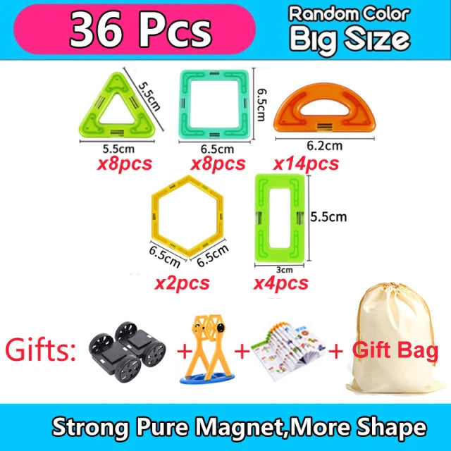 Children's Magnetic Building Blocks