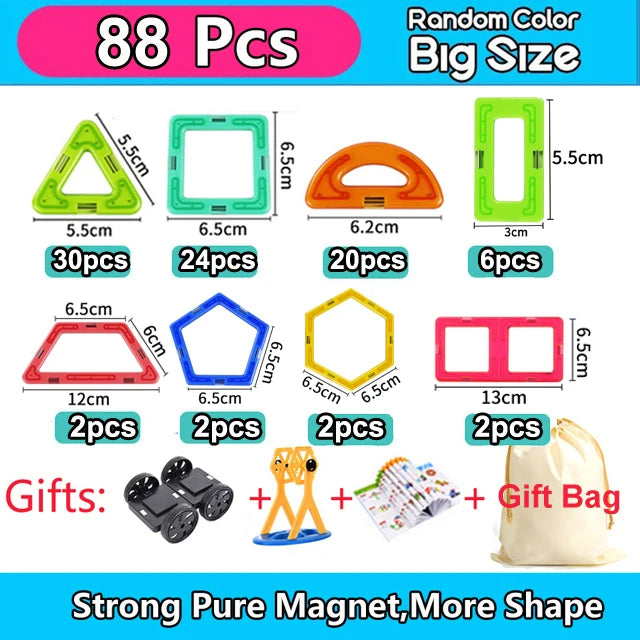 Children's Magnetic Building Blocks