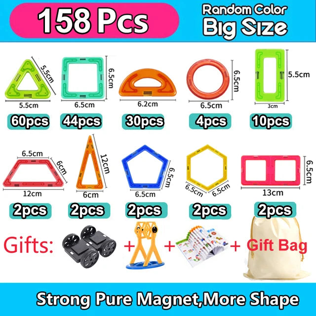 Children's Magnetic Building Blocks