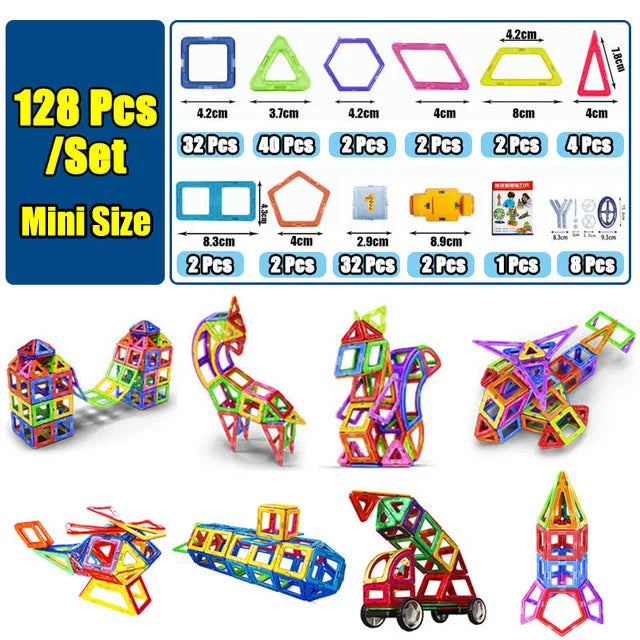Children's Magnetic Building Blocks