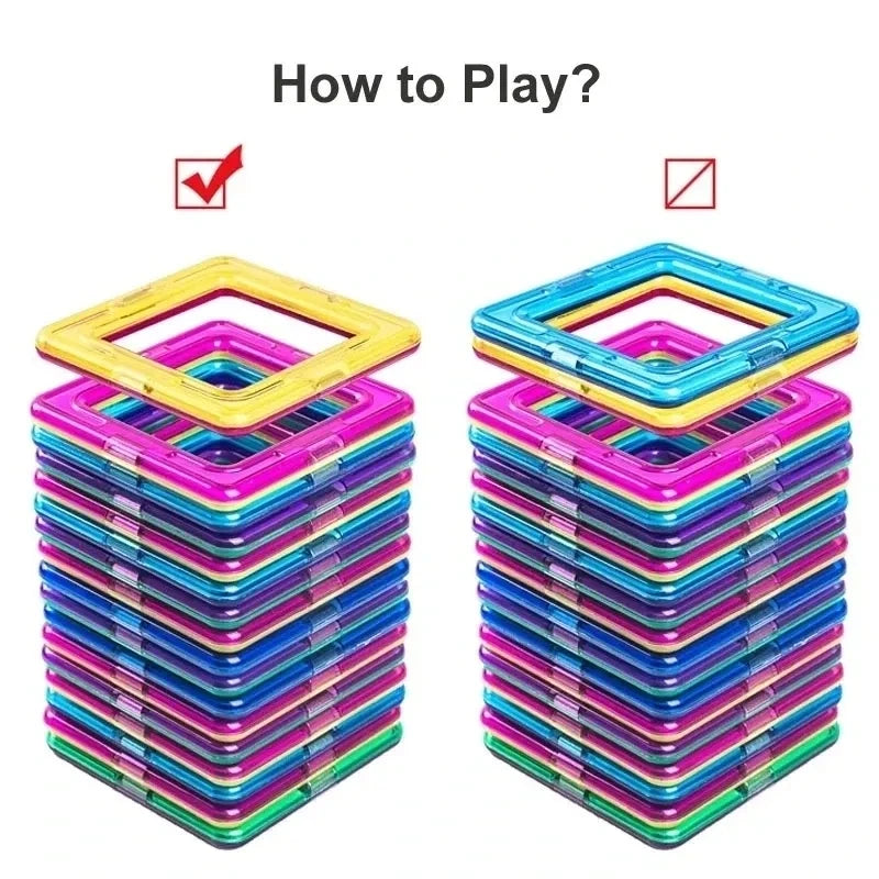 Children's Magnetic Building Blocks